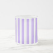 Tasse Givré Bandes de bonbons violettes et blanches (Centre)