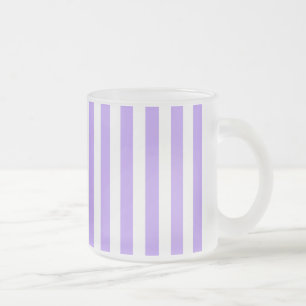 Tasse Givré Bandes de bonbons violettes et blanches