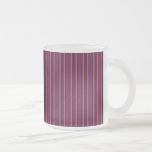 Tasse Givré Bandes de prunes et de bonbons rouges