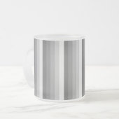 Tasse Givré Bandes d'ombre grises (Devant gauche)
