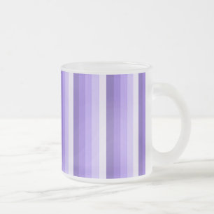 Tasse Givré Bandes d'ombre violette