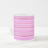 Tasse Givré Bandes roses (Devant gauche)