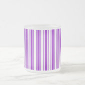 Tasse Givré Bandes royales de bonbons violets et blancs (Centre)