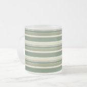 Tasse Givré Bandes vert olive (Devant gauche)