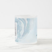 Tasse Givré Baptême rose bleu étincelant (Centre)