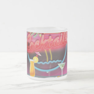 Tasse Givré Bar de nuit avec cocktails et boissons