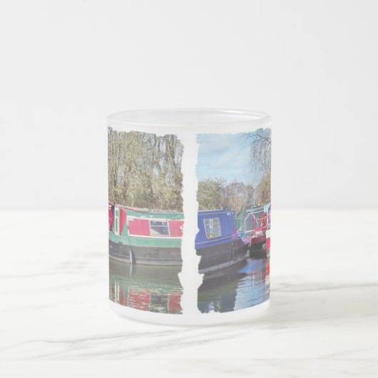 TASSE GIVRÉ BATEAUX DE CANAL (Centre)