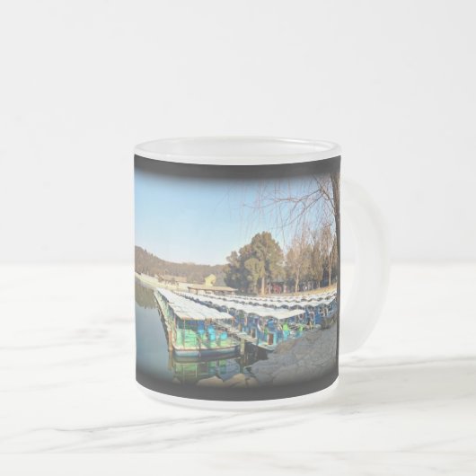 Tasse Givré Bateaux du Palais d'été (Devant droit)