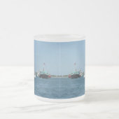 Tasse Givré Bateaux du port de Chatham (Centre)