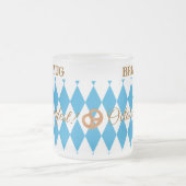 Tasse Givré Bavarois bleu Octoberfest Pretzel PERSONNALISER BI (Centre)