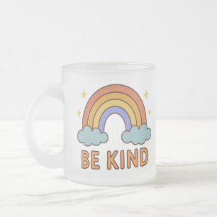 Tasse Givré "Be Kind Rainbow - Colorful Positive Quote Design"