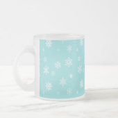 Tasse Givré Beau Motif Snowflake (Gauche)