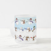 Tasse Givré Beaucoup d'neigeurs de Noël (Devant gauche)