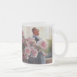 Tasse Givré Beaux-arts vintages floraux d'azalée de Carl