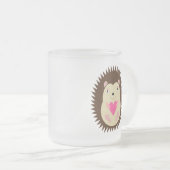 Tasse Givré Bébé Hérisson Rose Mignon (Devant droit)
