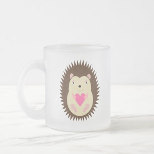 Tasse Givré Bébé Hérisson Rose Mignon