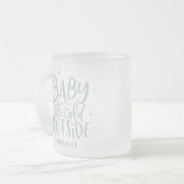 Tasse Givré Bébé ses vacances extérieures froides (Devant gauche)