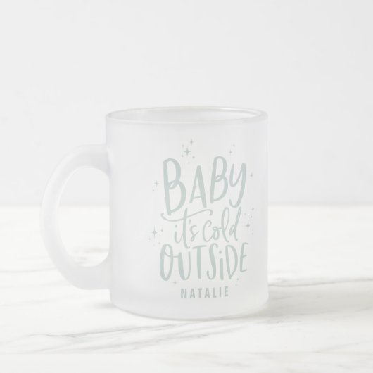 Tasse Givré Bébé ses vacances extérieures froides (Gauche)