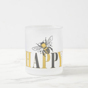 Tasse givré Bee Happy