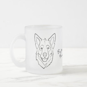 Tasse Givré Berger Allemand, Construit pour Protéger, Né pour 