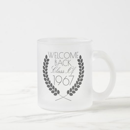 Tasse Givré Bienvenue Classe de retour (Droit)