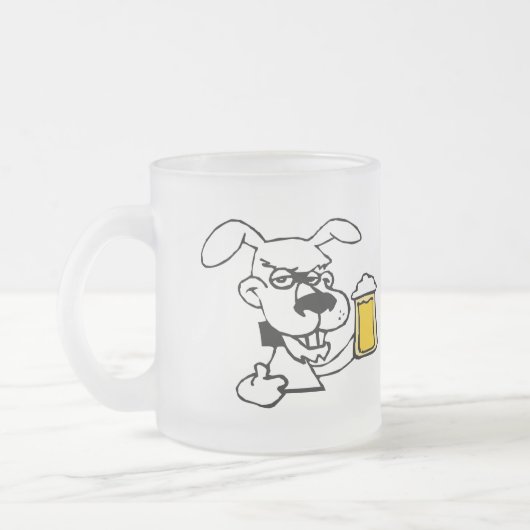 Tasse Givré Bière de chien à boire (Gauche)