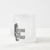 Tasse Givré Bigfoot-Je crois en moi-même (Devant gauche)