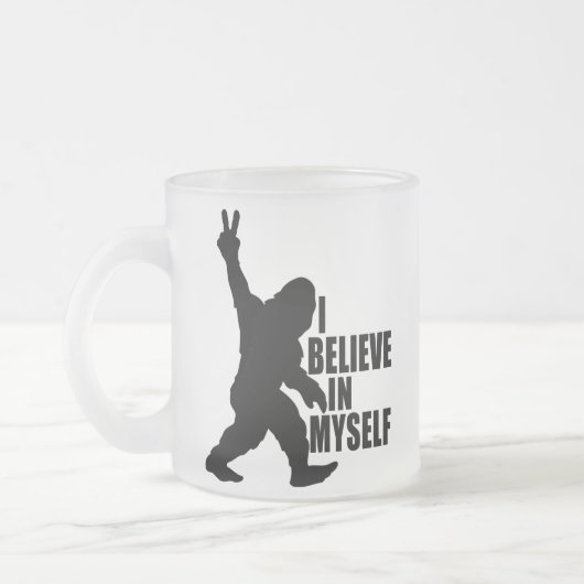 Tasse Givré Bigfoot-Je crois en moi-même (Gauche)