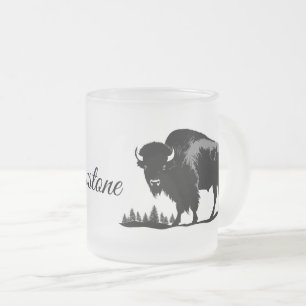 Tasse Givré Bison de verre givré