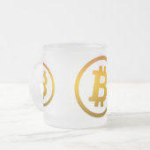Tasse Givré Bitcoin (Devant gauche)