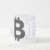 Tasse Givré Bitcoin (Devant gauche)