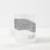 Tasse Givré Black spotted moray eel cartoon (Devant gauche)