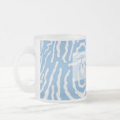 Tasse Givré Bleu blanc personnalisé (Gauche)