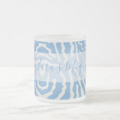 Tasse Givré Bleu blanc personnalisé (Centre)