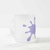 Tasse Givré Bleu couleur Musique (Devant gauche)