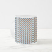 Tasse Givré Bleu et Brown (Devant gauche)