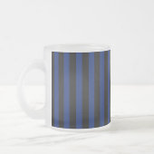 Tasse Givré Bleu et noir bonbons rayés (Gauche)