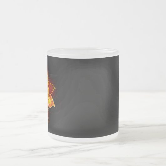 Tasse Givré Blooming Fire Rose (Centre)