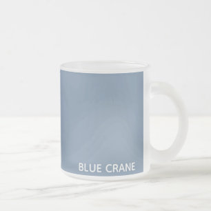 Tasse Givré Blue Crane bleu color