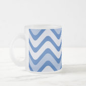 Tasse Givré Blue Wavy Lines (Gauche)