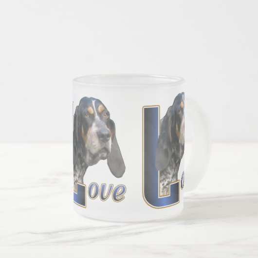 Tasse Givré Bluetick Coonhound Dons (Devant droit)
