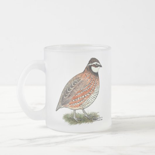 Tasse Givré Bobwhite Quail Rooster (Gauche)