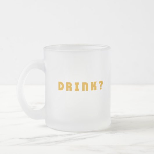 Tasse Givré Boire de l'alcool (Gauche)