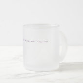 Tasse Givré Boire pour le Powershell Scripter (Devant droit)