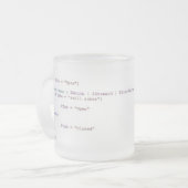 Tasse Givré Boire pour le Powershell Scripter (Devant gauche)