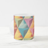 Tasse Givré Bold Geometric Triangle Pattern  (Devant gauche)