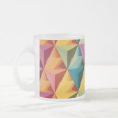 Tasse Givré Bold Geometric Triangle Pattern  (Gauche)