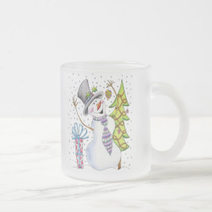 Tasse Givré Bonhomme de neige