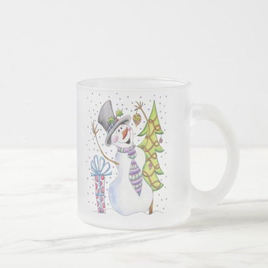 Tasse Givré Bonhomme de neige (Droit)