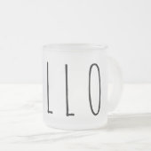 Tasse Givré Bonjour (Devant droit)